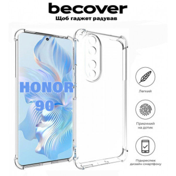 Фото - Чехол для смартфона BeCover Anti-Shock for Honor 90 Clear (710843)