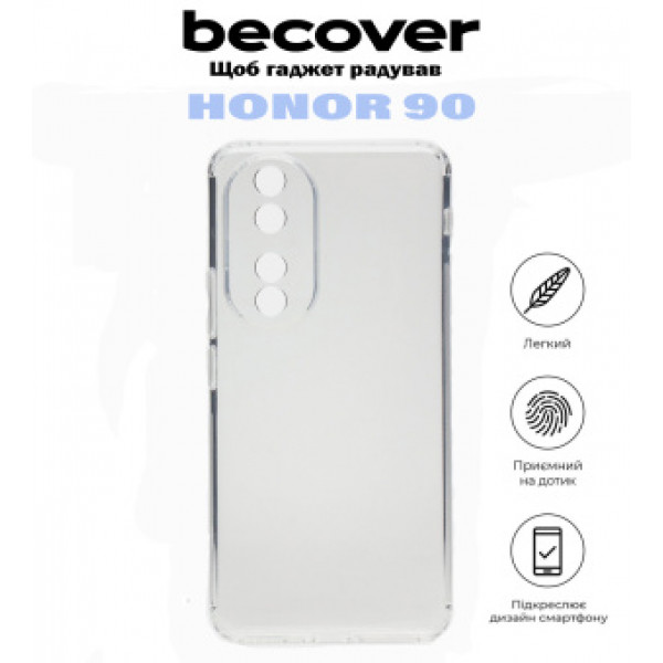 Фото - Чехол для смартфона BeCover for Honor 90 Transparancy (710874)