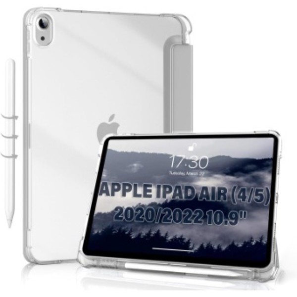 Фото - Чохол для планшета BeCover Soft Edge з кріпленням Apple Pencil for Apple iPad Air (4/5) 2020/2022 10.9'' Gray (711122)