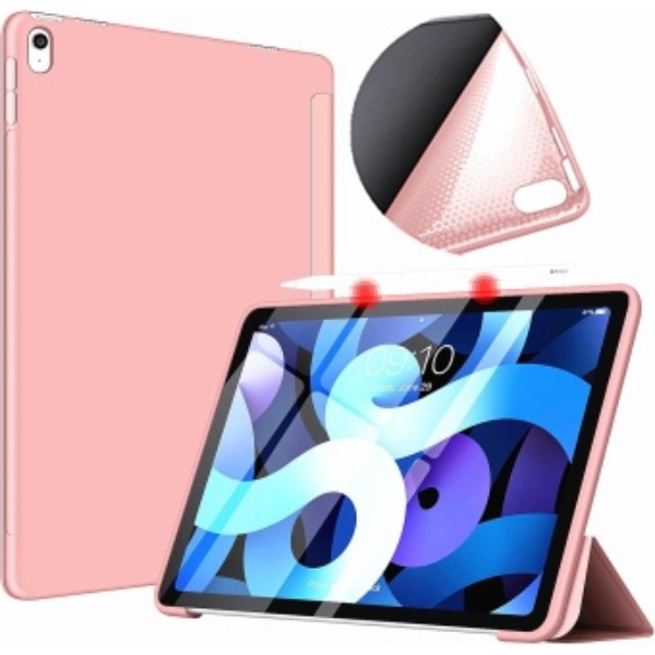 Фото - Чохол для планшета Becover Tri Fold Soft TPU Silicone for Apple iPad Air 11" M2/M3 (2024/2025) Pink (711410)