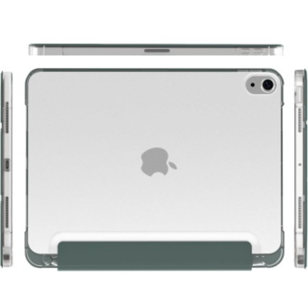 Фото - Чехол для планшета Becover Soft Edge с креплением Apple Pencil для Apple iPad Air 11" M2/M3 (2024/2025) Dark Green (711426)