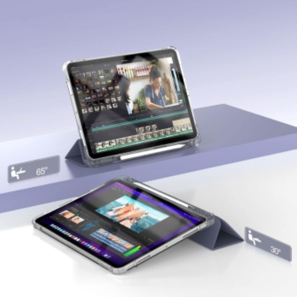 Фото - Чохол для планшета Becover Soft Edge с креплением Apple Pencil для Apple iPad Air 11" M2/M3 (2024/2025) Purple (711430)