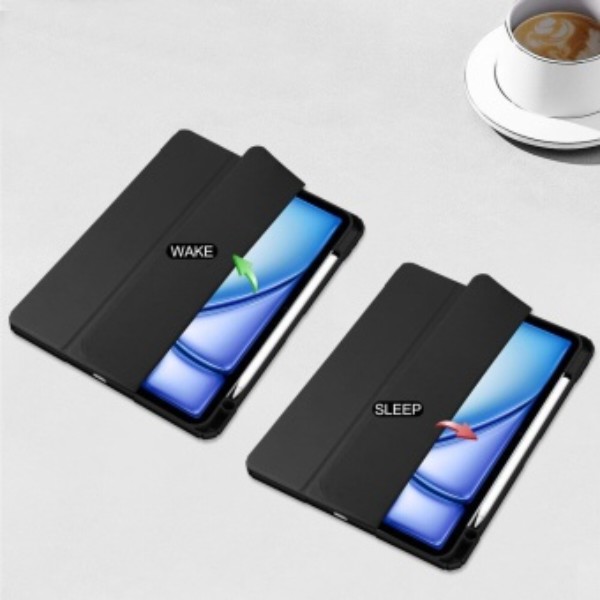 Фото - Чохол для планшета Becover Soft Edge TPU с креплением Apple Pencil для Apple iPad Air 13" M2/M3 (2024/2025) Black (711711)