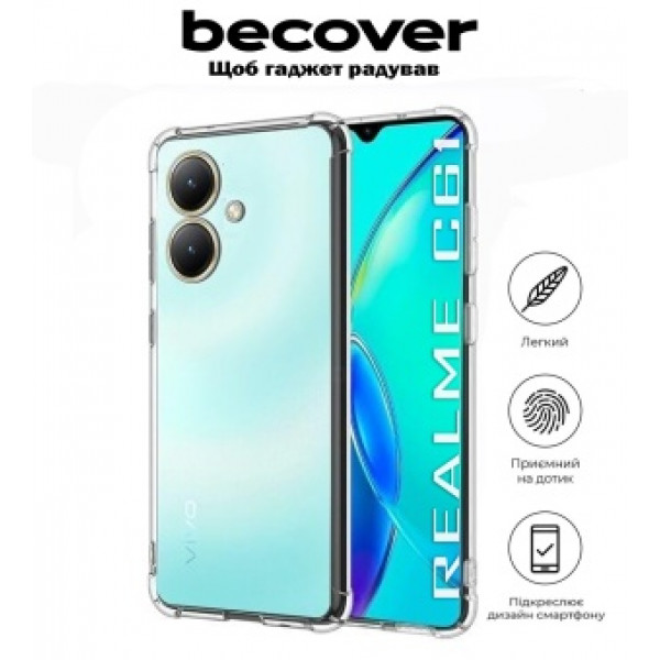Фото - Чохол для смартфону BeCover Anti-Shock for Realme C61 Clear (711899)