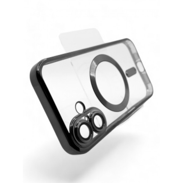 Фото - Чохол для смартфону BeCover TPU Chrome Case (MagSafe) for Apple iPhone 16 Plus Black (712075)