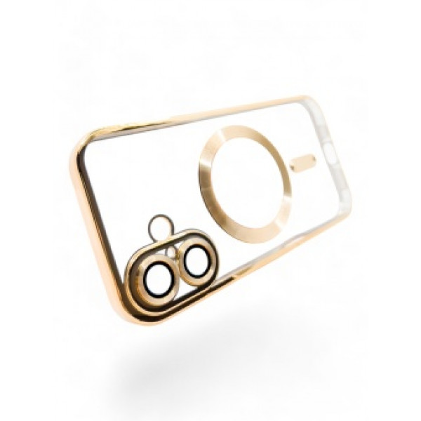 Фото - Чехол для смартфона BeCover TPU Chrome Case (MagSafe) for Apple iPhone 16 Plus Gold (712076)