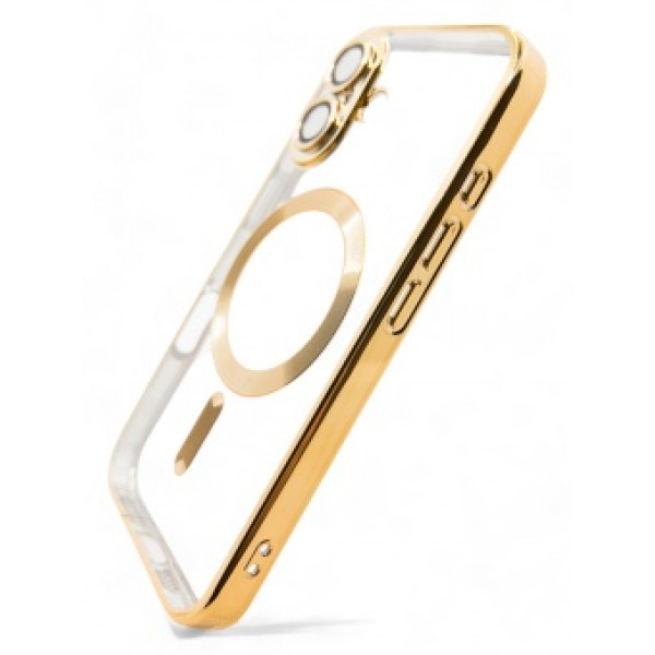 Фото - Чехол для смартфона BeCover TPU Chrome Case (MagSafe) for Apple iPhone 16 Plus Gold (712076)