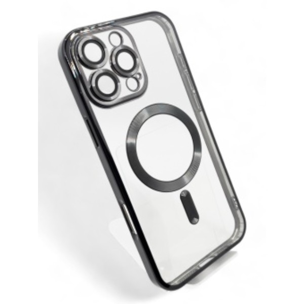 Фото - Чехол для смартфона BeCover TPU Chrome Case (MagSafe) for Apple iPhone 16 Pro Black (712080)
