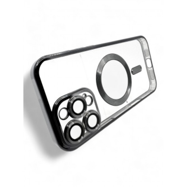 Фото - Чохол для смартфону BeCover TPU Chrome Case (MagSafe) for Apple iPhone 16 Pro Max Black (712085)