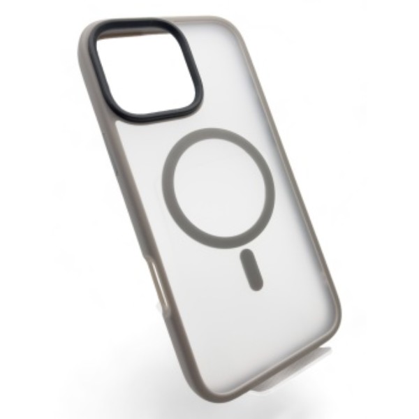 Фото - Чехол для смартфона BeCover Metal Buttons Case (MagSafe) for Apple iPhone 16 Pro Gray (712098)