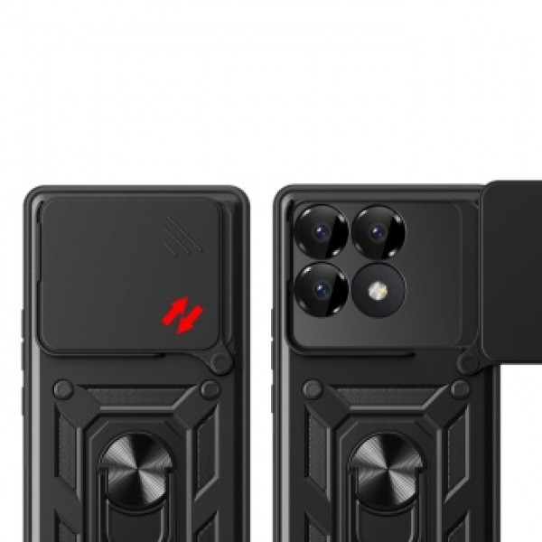 Фото - Чохол для смартфону BeCover Military for Poco F6 Pro Black (712166)