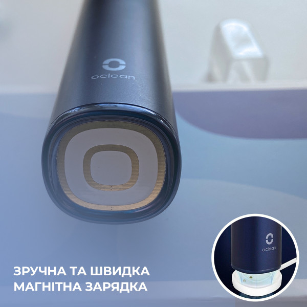 Фото - Зубна щітка електрична Oclean F1 Dark Blue