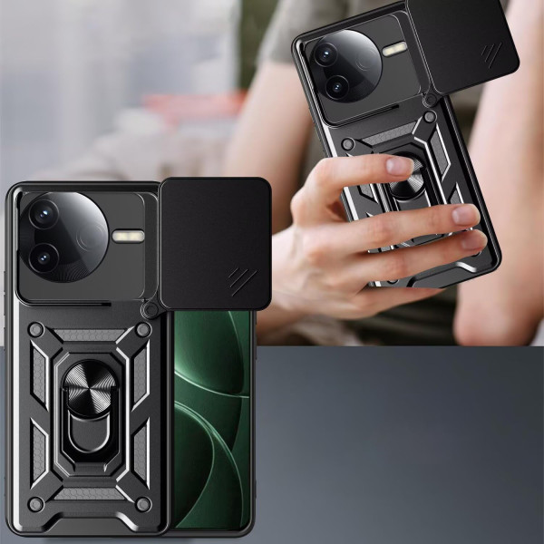 Фото - Чохол для смартфону BeCover Military for Poco F7 Pro Black (713536)