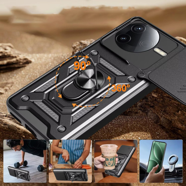 Фото - Чохол для смартфону BeCover Military for Poco F7 Pro Black (713536)