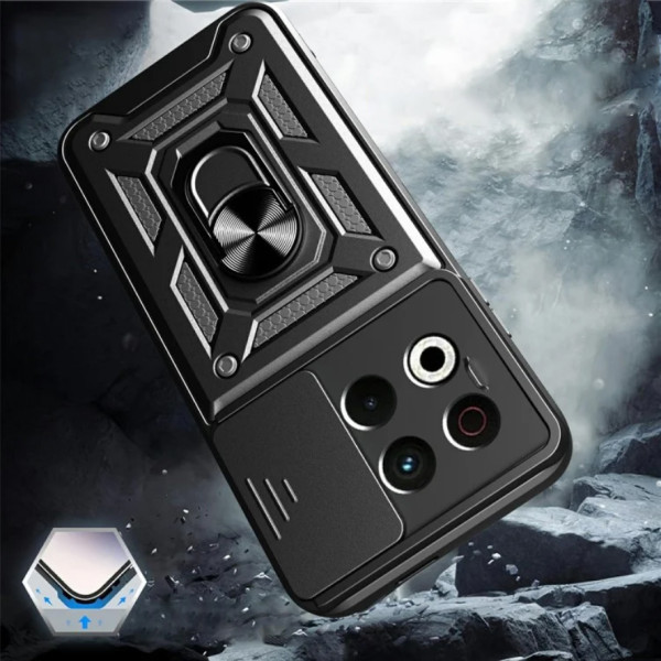 Фото - Чохол для смартфону BeCover Military for Tecno Spark 30 Pro (KL7) Black (713542)