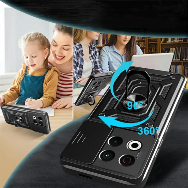 Фото - Чохол для смартфону BeCover Military for Tecno Spark 30 Pro (KL7) Black (713542)