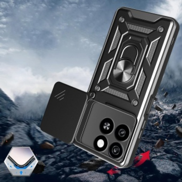 Фото - Чохол для смартфону BeCover Military for ZTE Blade A55 Black (713550)