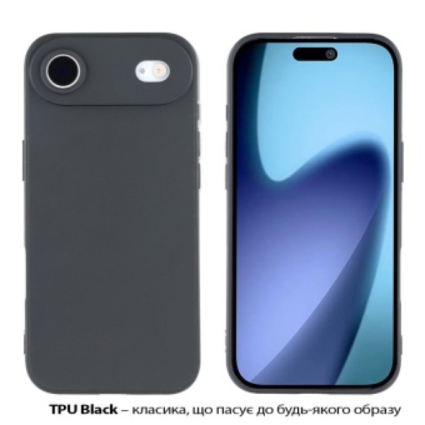 Фото - Чохол для смартфону BeCover for Apple iPhone 17 Air Black (713758)