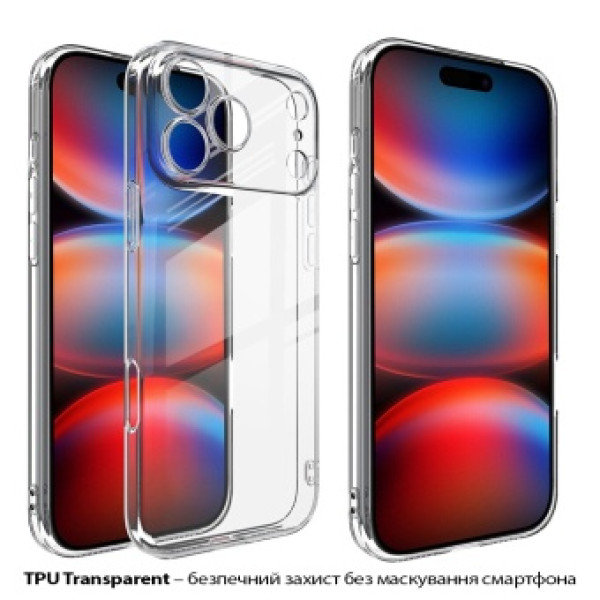 Фото - Чохол для смартфону BeCover for Apple iPhone 17 Pro Max Transparancy (713763)