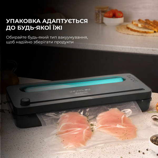 Фото - Вакууматор Cecotec SealVac 120 SteelCut (CCTC-04256)