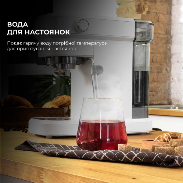 Фото - Кавоварка ріжкова Cecotec Cafelizzia 790 White (CCTC-01650)