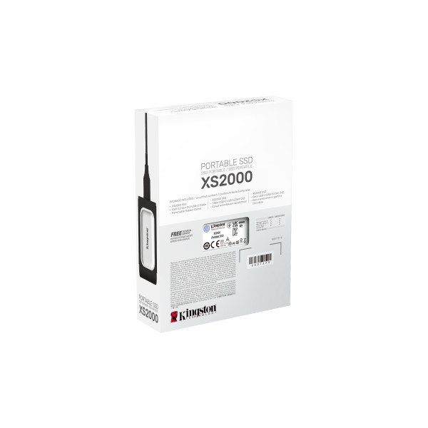 Фото - SSD-накопитель внешний Kingston XS2000 500GB USB 3.2 Type-C 2x2 IP55 3D NAND (SXS2000/500G)