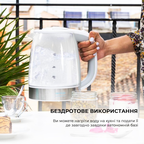 Фото - Електричний чайник Cecotec ThermoSense 350 Clear