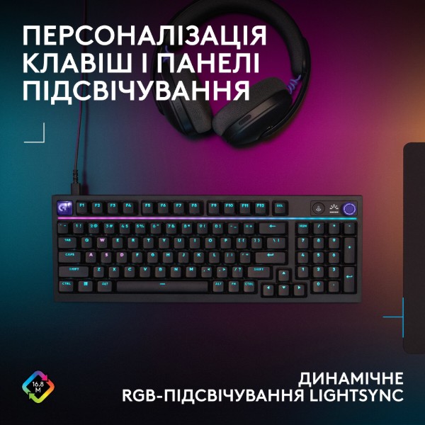 Фото - Клавіатура дротова ігрова Logitech G316 X 98 Black Tactile (920-014205)