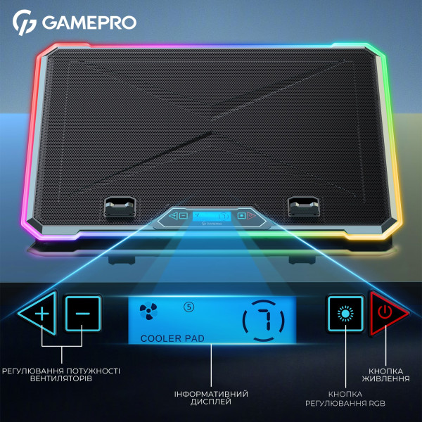 Фото - Подставка под ноутбук охлаждающая GamePro CP1090