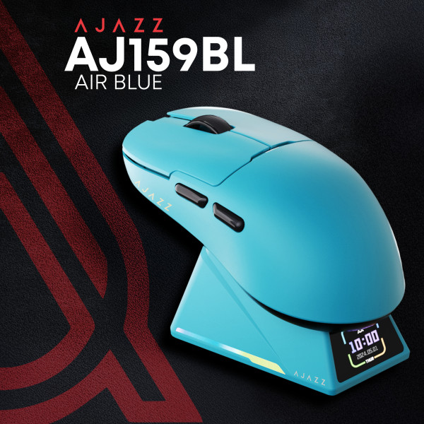 Фото - Миша бездротова ігрова Ajazz AJ159 APEX Blue (AJM159-A-BLUE)
