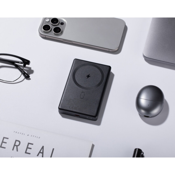 Фото - Батарея мобильная Canyon OnPower 510 slim Magsafe 10000 mAh PD20W Dark Grey (CNS-CPB510DG)