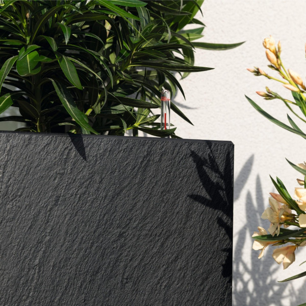 Фото - Вазон Lechuza Canto Slatestone Low  30 темно-сірий 15931