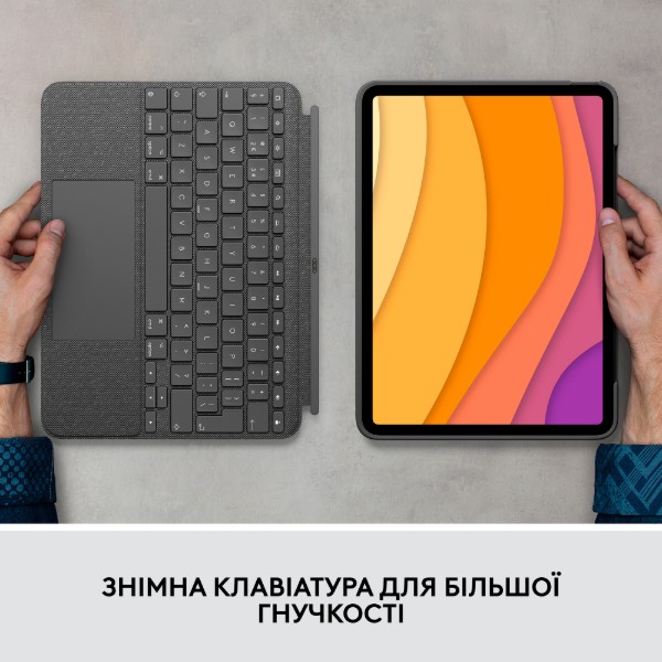 Фото - Чехол-клавиатура для планшета Logitech Combo Touch for iPad (10th gen) Oxford Grey (920-011382)