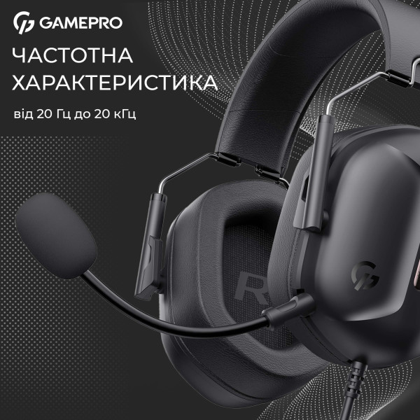 Фото - Гарнітура дротова ігрова GamePro Genesis Hunter (HS1350B)