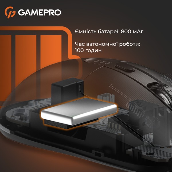 Фото - Мышь беспроводная игровая GamePro Genesis Winner Wireless Black (GM079B)