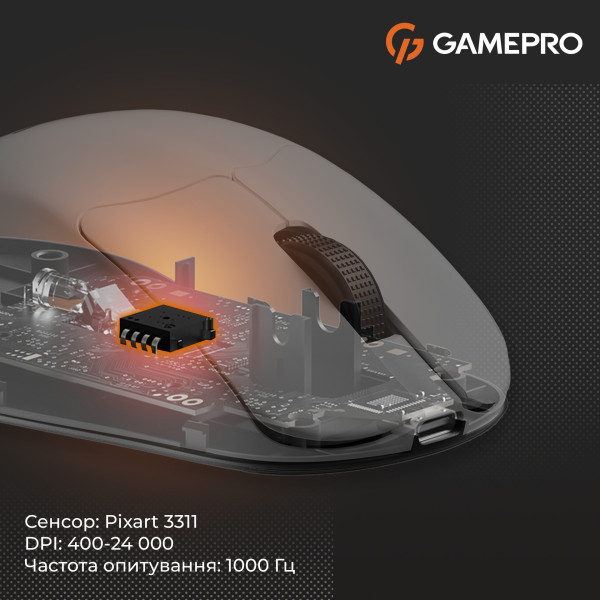 Фото - Миша бездротова ігрова GamePro Genesis Avenger Wireless White (GM096W)