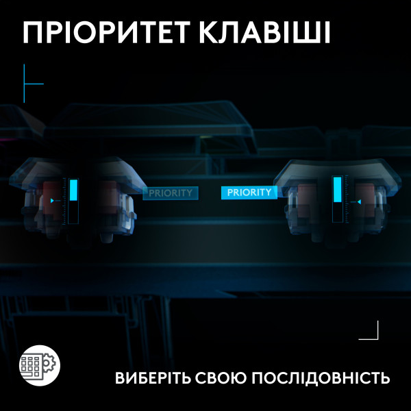 Фото - Клавіатура дротова ігрова Logitech G515 RAPID TKL Black (920-013861)
