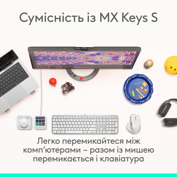 Фото - Миша бездротова Logitech MX Master 4 Performance Pale Grey (910-007563)