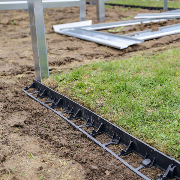 Фото - Бордюр садовий BRADAS 58х1000 мм RIM-BORD чорний (OBRB58)