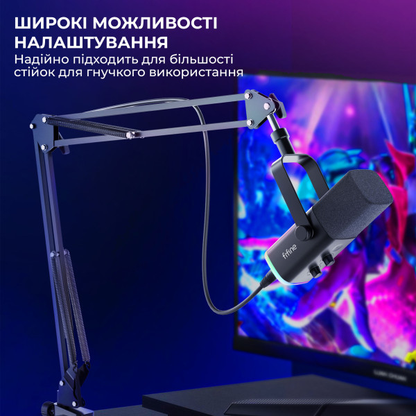 Фото - Мікрофон до комп'ютера Fifine AM8T USB/XLR Black