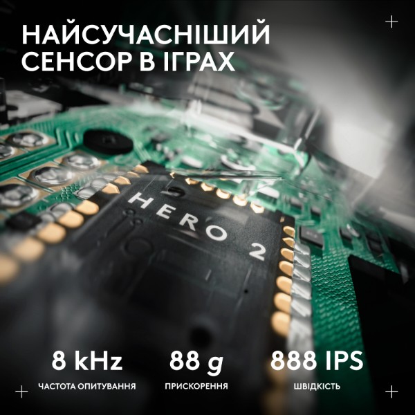 Фото - Мышь беспроводная игровая Logitech G PRO X2 Superstrike Lightspeed (910-007776)