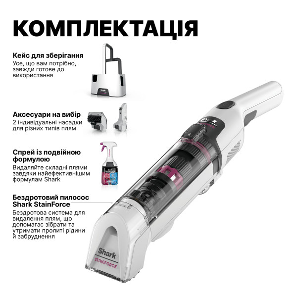 Фото - Пылесос-пятновыводитель Shark HX100EUT