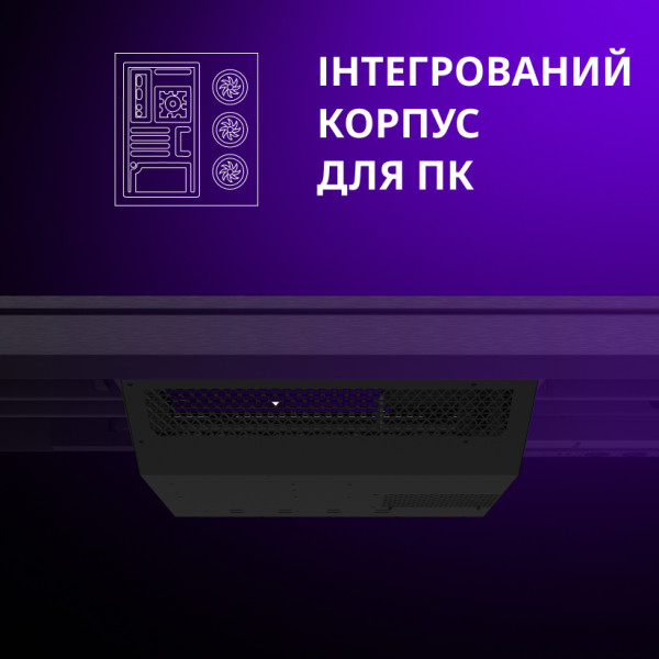 Фото - Стол компьютерный Lorgar ELITE 90W Wood Black (LRG-DE90W)