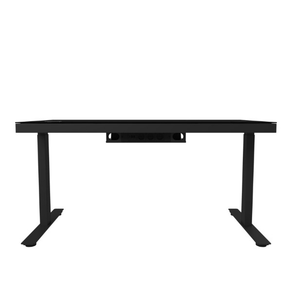 Фото - Стол компьютерный Lorgar PRO 80G Glass Black (LRG-DP80G)