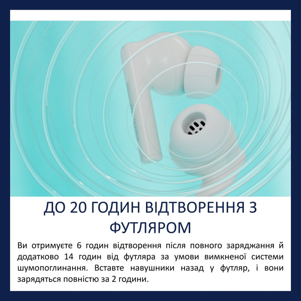 Фото - Навушники вкладиші бездротові TWS Philips TAT2520WT/00