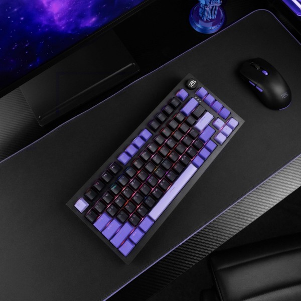 Фото - Клавиатура беспроводная игровая Proove Gaming Coupe (Ukraine Layout) Black/Purple (WKCP00022416)