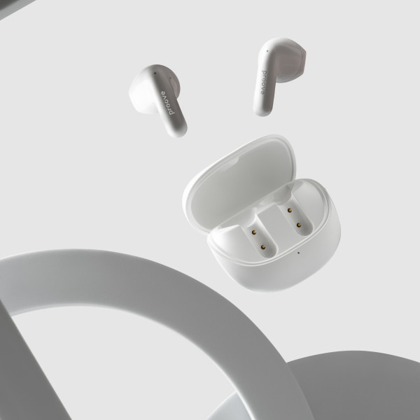 Фото - Навушники вкладиші бездротові TWS Proove Logic TWS APP white (TWLT54002202)