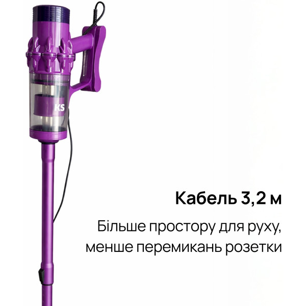 Фото - Пилосос ручний для дому KS Violet C101 (10692)