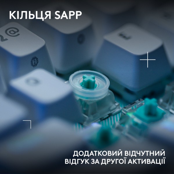 Фото - Клавиатура проводная игровая Logitech G512 X 75 White Tactile (920-013955)