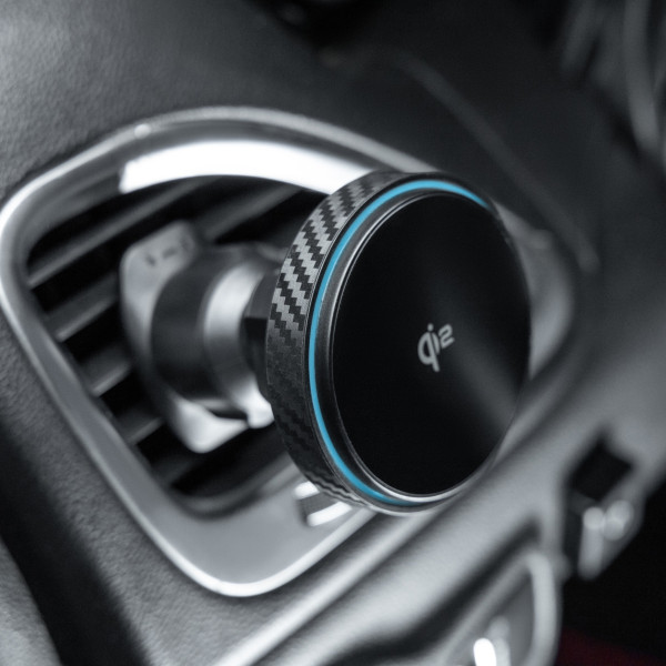 Фото - Автодержатель с беспроводной зарядкой Proove Graphite Circle Qi2 15W Black (WHGC15010001)